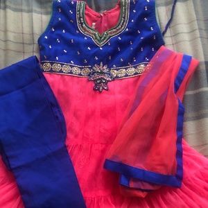 6-7 year old Indian Dress